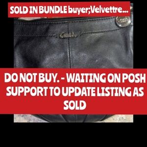 DO NOT BUY. - WAITING ON POSH SUPPORT TO UPDATE LISTING AS SOLD